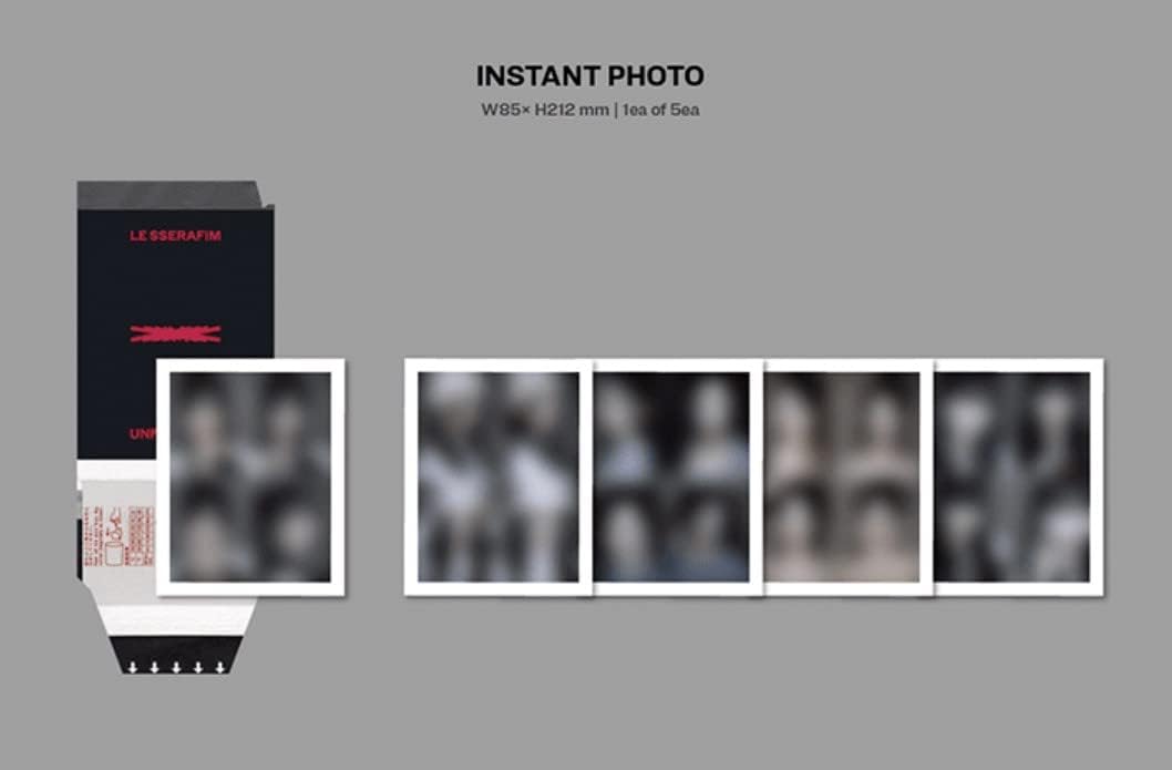 LE SSERAFIM UNFORGIVEN 1st Studio Album Weverse Albums 2ver SET