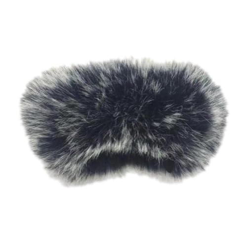 Furry Cellphone Windscreen Mic Cover, Adjustable for Outdoor
