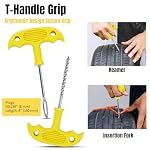 Tire Repair Kit, 33Pcs Heavy Duty Tire Plug Kit with 20Pcs Repair Plug - Image 3