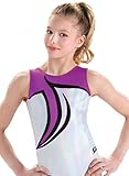 Justaucorps manches courtes Gk Elite 3807 - Sleek Curve Tank Leotard - Axl (T2)