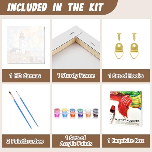 Save 50% on XTCIXAL Paint by Numbers Kit for Adults - Image 6
