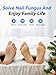 Nail Fungus Cleaning Light, Toenail Fungus for Multiple Fingernails & Toenails, Portable Nail Fungus Solution for Onychomycosis, Useful for Discolored and Thickened Nails