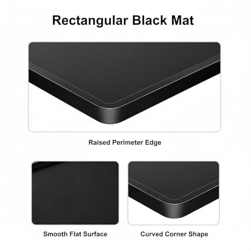 Alfombrillas de silicona para máquina de café con superficie protectora y de drenaje 7