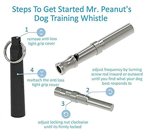 PSK PET MART (Set of 2) Dogs Aluminium Alloy Pet Puppy Dog Toys Training Obedience Sound Colorful Whistle Available Compact and Portable Dog Sound Alarm Dog Sound System SPN-BRI 1