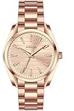 Invicta Celestial 69196 - Orologio da uomo, movimento al quarzo, in metallo, quadrante oro rosa, 42 mm