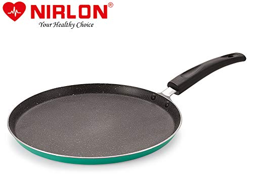 Image of Nirlon Kitchen Accessories for Cooking Non Stick Aluminium Grrenchef Granite Flat Tawa