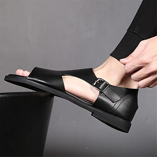 Leather Sandals Sandals Men Casual Shoes Outdoor Breathable Beach Men Shoes Comfort Slip on Footwear4