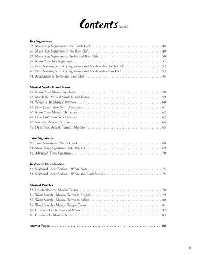60 Music Quizzes for Theory and Reading: One-page Reproducible Tests to Evaluate Student Musical Skills, Comb Bound Book & Online PDF - Image 3