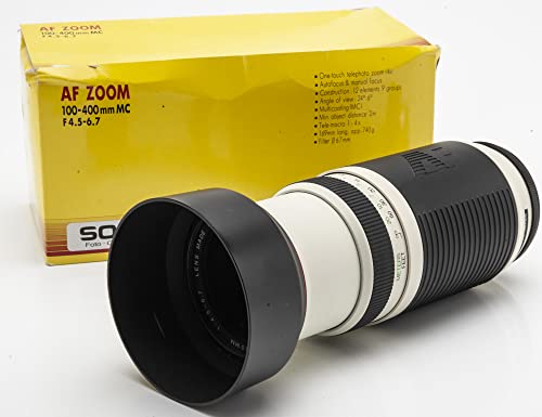  Soligor 100-400/4,5-6,7 distanza focale da 75 mm obiettivo Vario