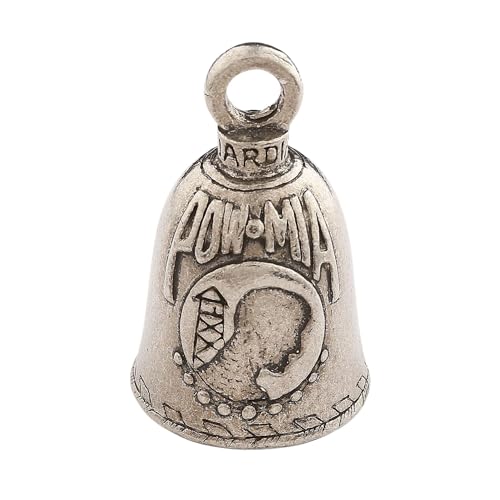 Image of Guardian Bell Good Luck Bell w /Keyring & Black Velvet Bag | Motorcycle Bell | Lead-Free Pewter | Made in USA
