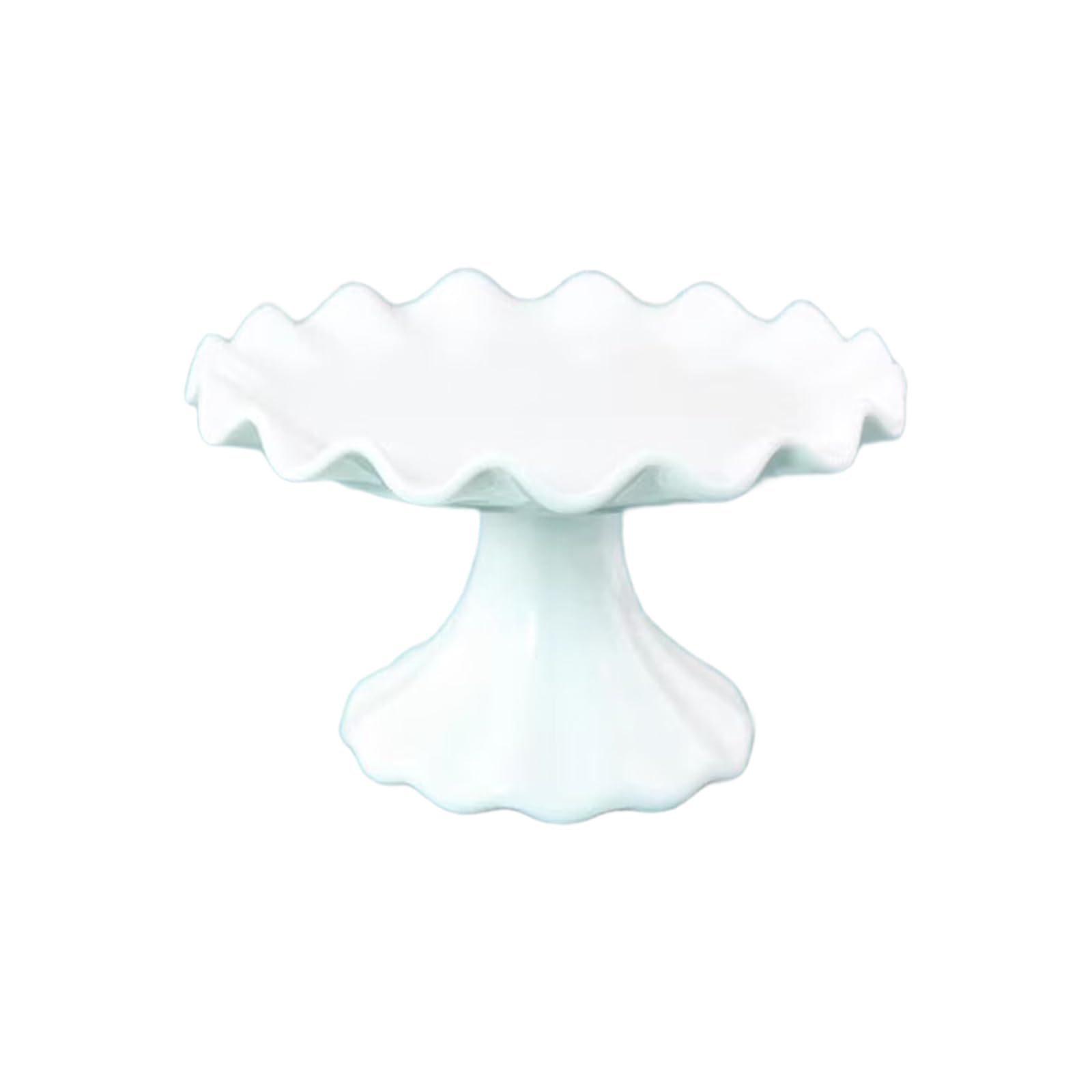 Sturdy Ceramic Serving Tray High Footed Ceramic Dessert Stand Perfect for Showcasing Cakes At Special Event Wedding Dessert Display