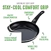 GreenLife Soft Grip 1QT and 2QT Saucepan Set, Healthy Ceramic Nonstick, Non Toxic PFAS & PFOA-Free, Dishwasher Safe, Glass Lids, Stay-Cool Handles, Easy Clean Cookware, Kitchen Essentials, Black #2