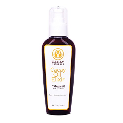 Cacay Naturals - Cacay Oil Elixir - Best Hair Repair with Cacay Oil. Treat, Condition and Restore, 4.4 fl.oz (130 ml)