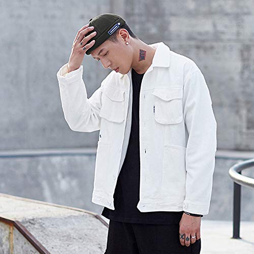 jerague Breathable Docker Beanie Hat Adjustable Leather Buckle Vintage Style Brimless Cuff Watch Cap