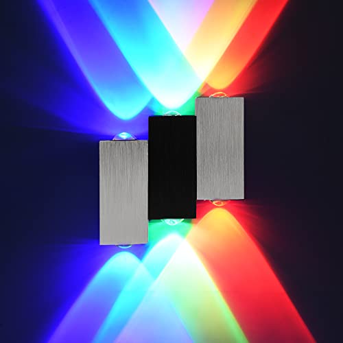 Image of 6Watt Rectangular Updown Outdoor Waterproof (IP-65) led Elevation Light (R.G.B-Multicolour)