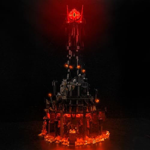 Juego de luces LED compatibles con Lego 10333 The Lord of The Rin...