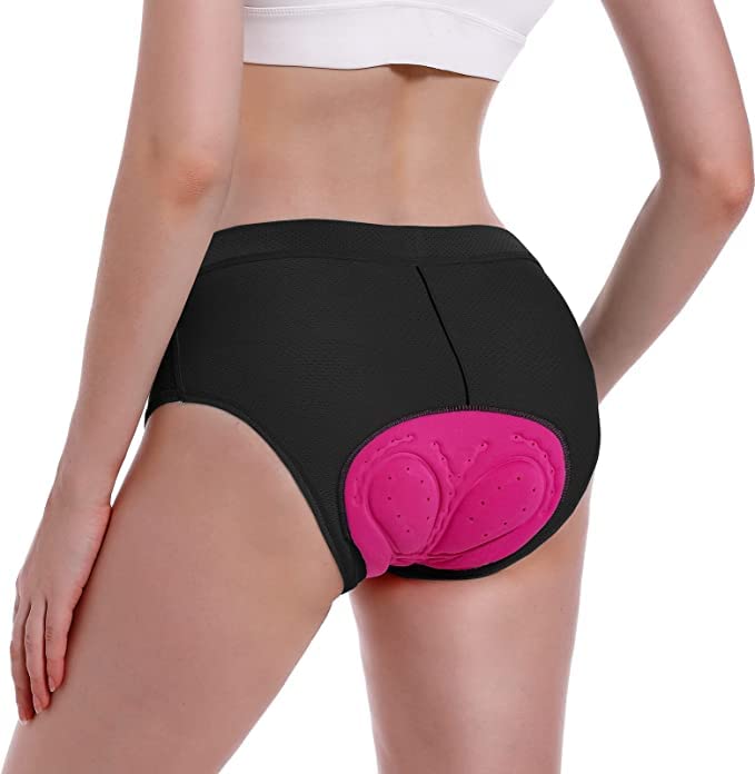 FEIXIANG Women's 4D Padded Bike Shorts