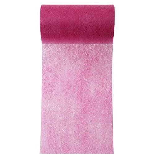 Ruban large uni en fibre intissée - 10cmx10m - fushia - l'unité