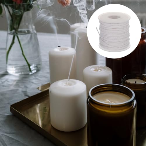 Rollo de pabilo de algodón para velas 61m miniatura 4