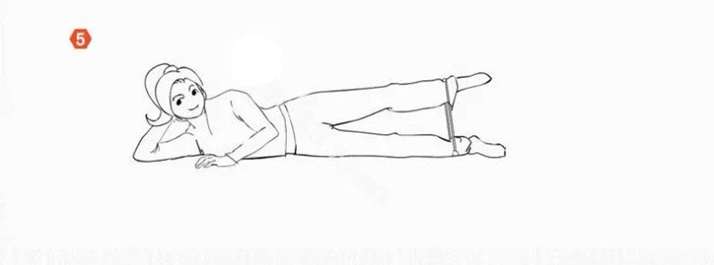 TOMOO Bandas de resistencia de yoga Fitness Figure-of-Oight Expansor de pecho elástico entrenamiento muscular, equipo de gimnasio Fitness bandas de goma deportivas entrenamiento de culturismo elástico