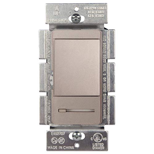 Topgreener High Speed Usb Wall Outlet, 15A Tamper-Resistant Receptacles/Dimmer Switch With Light Adjustment Slider, Single Pole Or 3 Way, 150W Led, 600W Incandescent/Halogen, 120V 60Hz, Nickel #TOP2