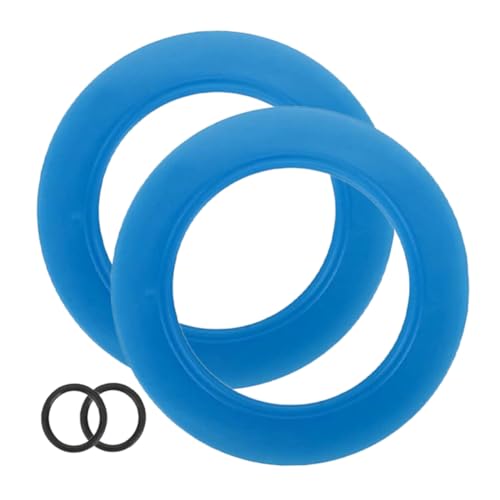 Ciieeo 2Sets Flush Valve Seal Replacement Rings for Toilets Leakproof Upgrade Kit Easy Installation Compatible with Champion