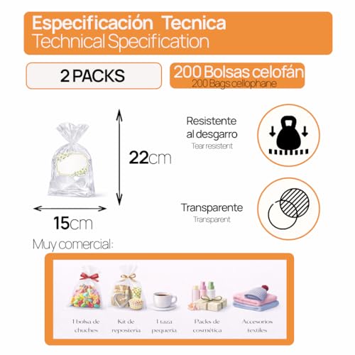 Sachet transparent cosmétiques Ofituria pour sublimer vos cadeaux d'invités