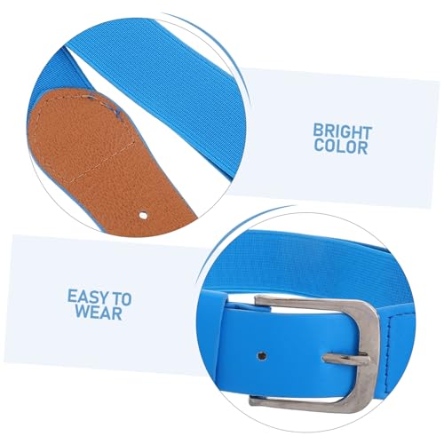1pc Elastic Softball Belt Men Women Stretchable Baseball Belt Adjustable Elastic Waistband Non-slip for Outdoor Activities3