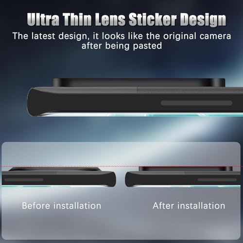 Image of Xmon Back Camera Lens Protector for (1 Pack) Premium Camera Glass Protector Guard, Anti-Scratch, Ultra-Clear, Easy Installation (OnePlus 13R)
