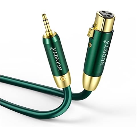 NUOSIYA Cable XLR a Jack 3.5 mm Cover