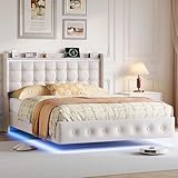 🛏【Montage facile 】le lit double est livré avec des instructions de montage détaillées et le kit de montage nécessaire, ce qui rend le montage facile et rapide. Le cadre de lit est livré en deux colis et peut donc arriver à des moments différents. Merci de votre compréhension