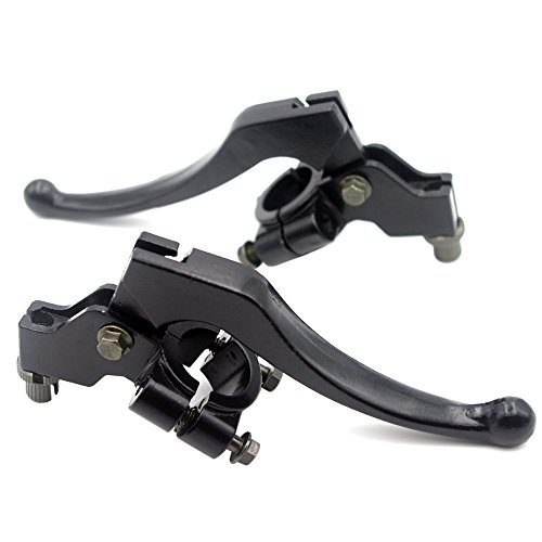 Royitay Full Aluminum Alloy Handle Bars Left Right 7/8" Clutch Brake Handle Levers Perch for XR80 XR100 CRF70 CRF80 CRF100 Pit Dirt Motor Bike Motocross Motorcycle