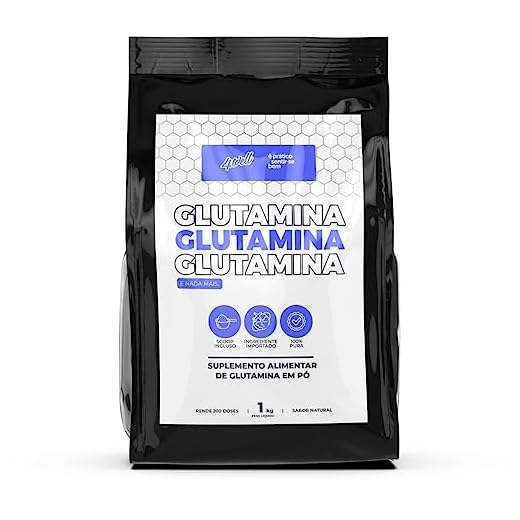 L-Glutamina 1Kg 4well Importada 100% Pura