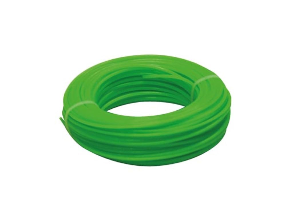 Toolland DC16050 Trimmerfaden, 50 m Länge X 1,6 mm Dicke
