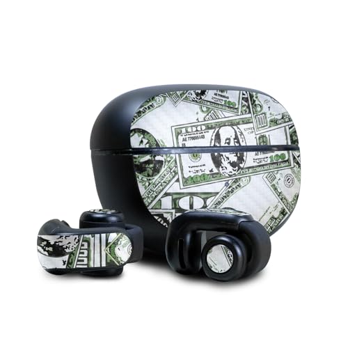 Image of Carbon Fiber Skin Compatible with Bose Ultra Open Earbuds - Phat Cash - Premium 3M Vinyl Protective Wrap Decal Cover - Easy to Apply | Crafted in The USA by MightySkins