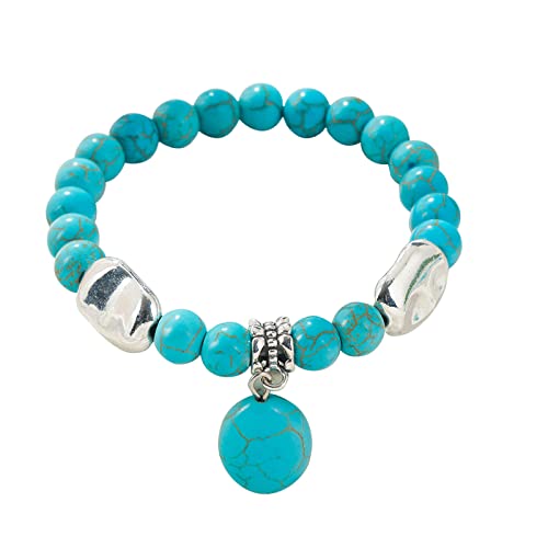 Bracelet pour femmes perlé boho ethnique vintage et boucles d'oreilles : le cadeau idéal