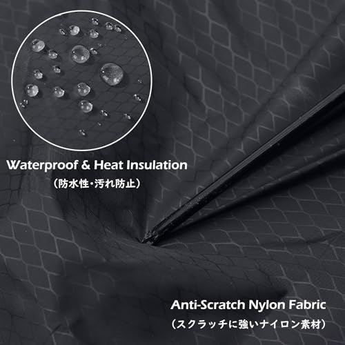 TRIWONDER レジャーシート コンパクト 軽量 グランドシート ピクニックシート キャンプ シート ビーチマット テント タープ 防水 ミニ アウトドア ポケット ブランケット 収納バッグ付き (M (110ｘ150cm), ブラック) 3枚目