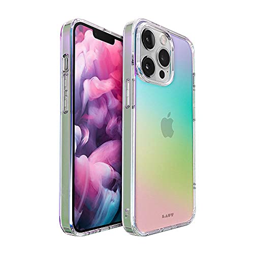 Selon holo pour iPhone 13 Pro Max Pearl étui rigide perle