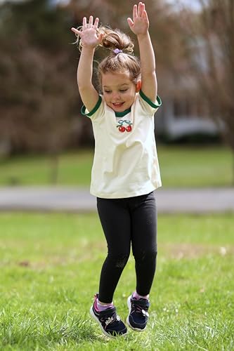 Stelle Girls Shirt Short Sleeve T-Shirt Crew Neck Casual Basic Summer Tee Tops for Kids Teen 5-15 Years3