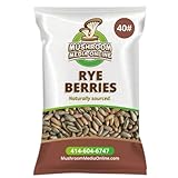 MushroomMediaOnline Whole Rye Berries for Mushroom Grain Spawn (40)