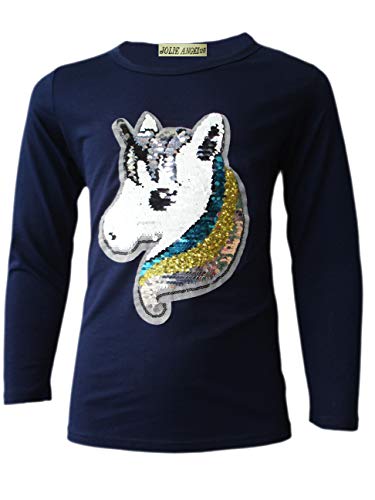 Bambini Emoji Emoticons Unicorno Smiley Top Faccia...