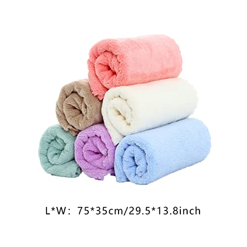 WDhomLT 4pcs Bad Handtuch Korallen Fleece Handtuch Plüsch Klassische Handtücher Weich Durable Leicht und Hoch Saugfähige… – Bild 3
