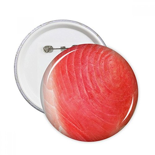 Sashimi Saumon pins badge vêtement rond XL décoration motif nourriture asiatique