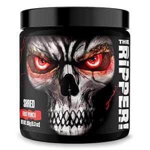 JNX SPORTS The Ripper! Shredding Thermogenic Fat Burner – Fruit Punch 30 Servings | Advanced Fast Acting Thermogenic Pre-Workout, Appetite Suppressant for Men & Women