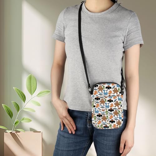 KEYCHIN Cryptid Crossbody Bag Cryptozoologist Gifts Cryptozoology Gifts Cryptid Monster Shoulder Bag3