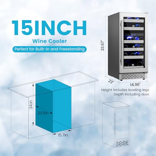 Stainless Steel Wine Cooler Refrigerator