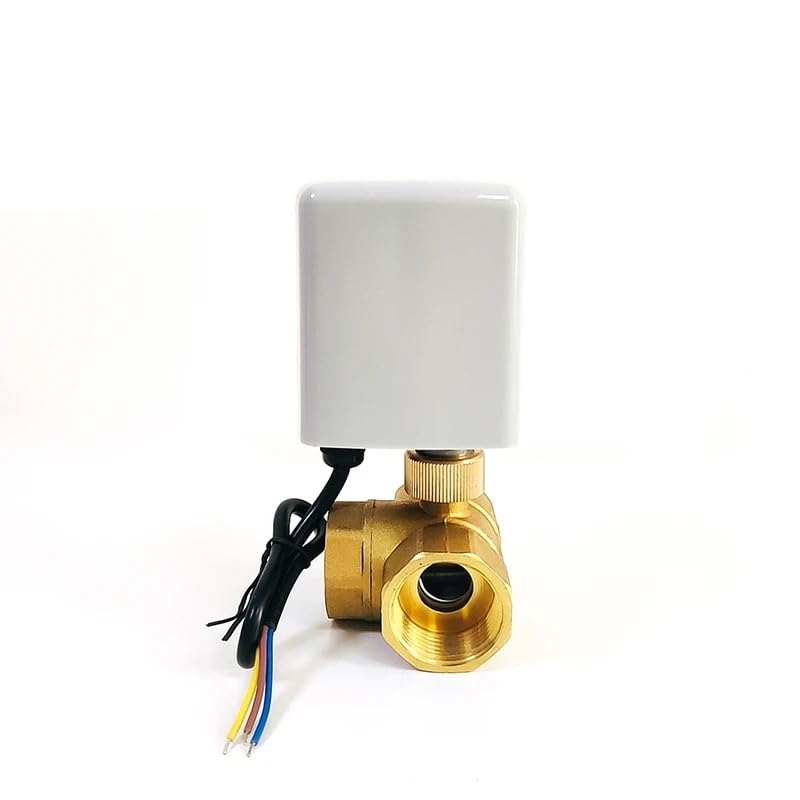 1/2" 3/4" 1" Mosiężny elektryczny zawór kulowy System trójprzewodowy Dwie sterowanie trójdrożne 220 V 24 V 12 V(3/4",24VAC)