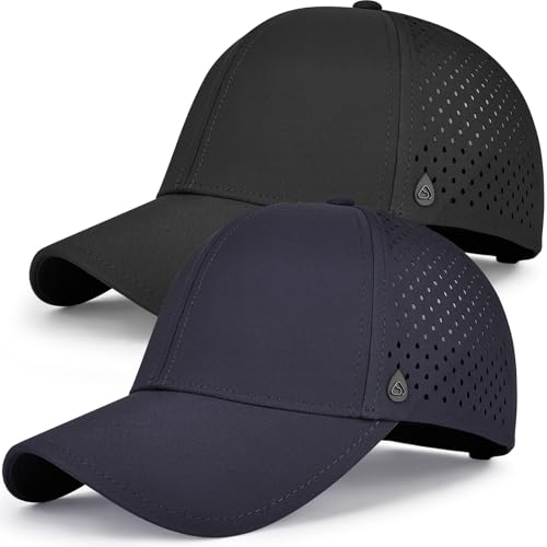 Image of AOPREL Baseball Cap Breathable Mesh Golf Hat Quick Dry Adjustable Baseball Hats for Men and Women Sport Running Workout