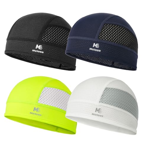 Image of MELASA Cooling Breathable Sweat-Wicking Skull Cap for Cycling & Hard Hat