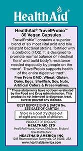 Miniatura 3 de TravelProbio - Probiótico de 20 mil millones de UFC – Saccharomyces boulardii + Prebiótico (FOS), resistente a ácidos y bilis – Vegano una vez al